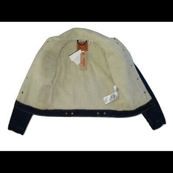 Levi’s Denim Trucker Sherpa Jacket - Picture 3 of 3